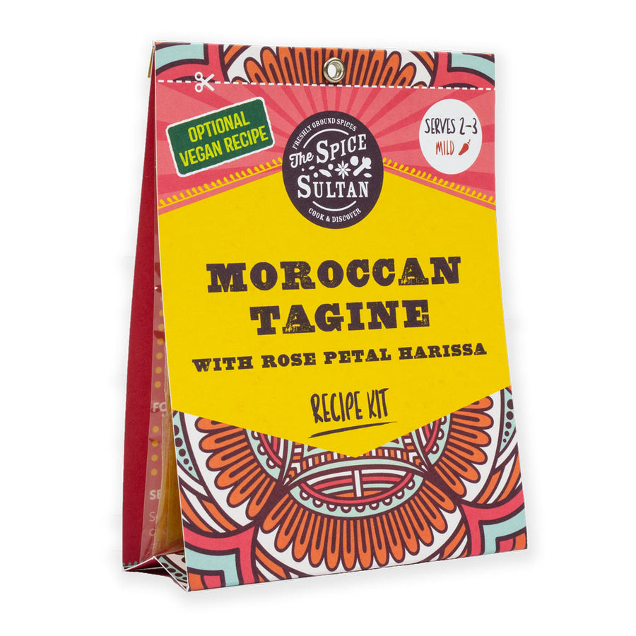 Moroccan Tagine recipe kit, spice curry kit, spice & herbs, harissa paste recipe