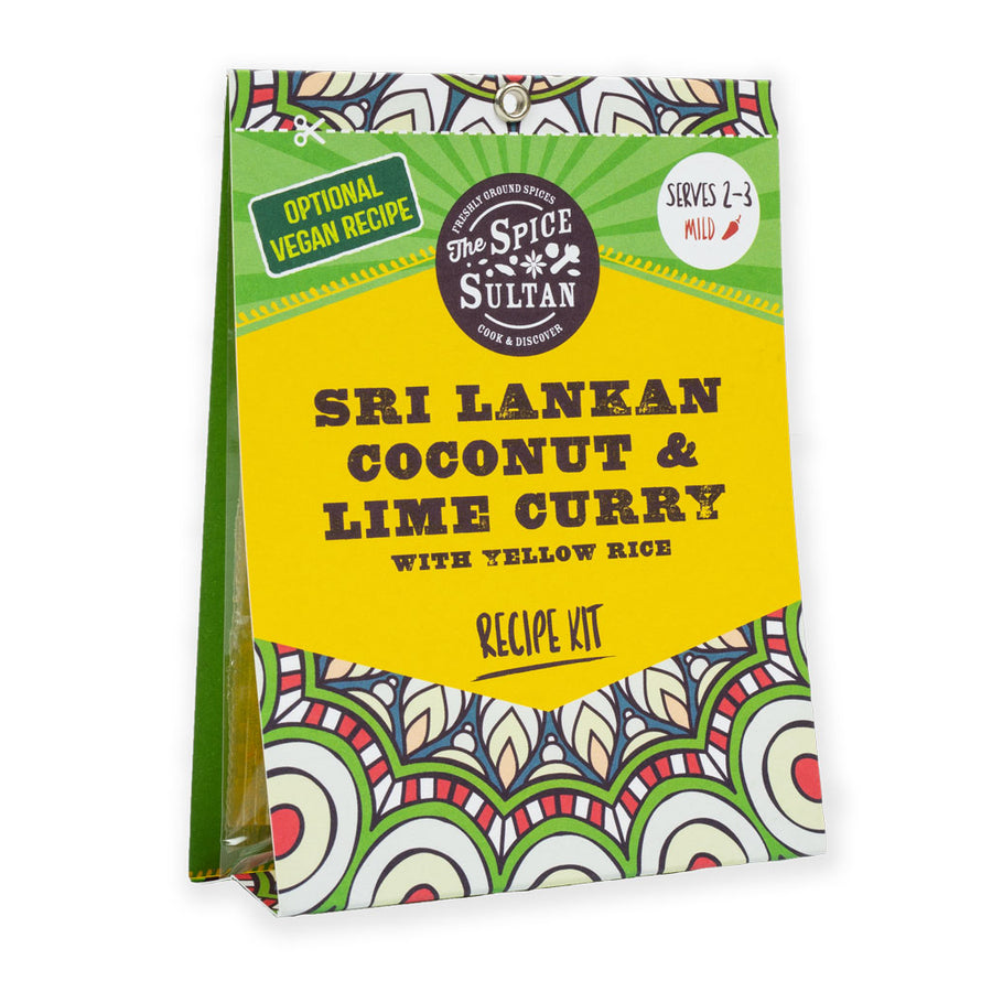 Sri Lankan Coconut and Lime, Recipe Kit, Spices and Herbs, Sri Lankan Recipe